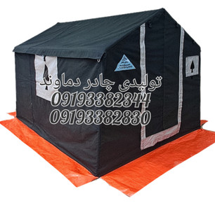 چادر برزنتی اسکلتی عشایری ۶متری با لوله اسکلت و کیف ۲در۳ برند دماوند